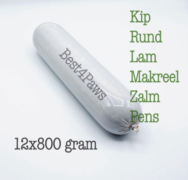 B4P Houdbare Worst div smaken (12 x 800 gram)
