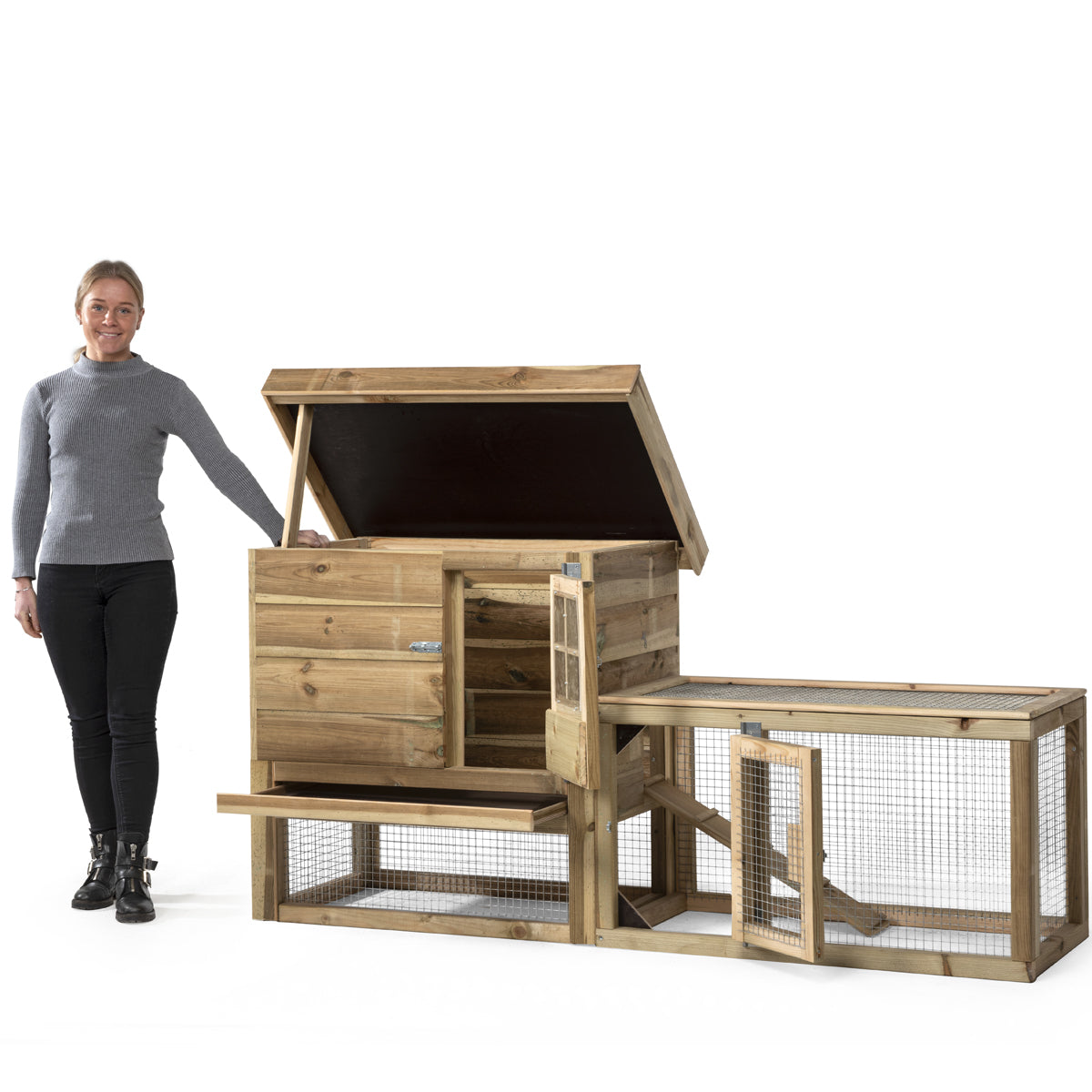 konijnenhok Gradje 190x63x100