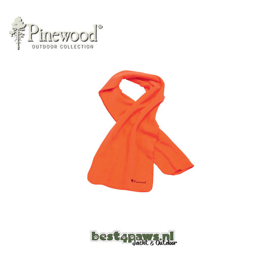 Pinewood micro fleece sjaal blaze oranje
